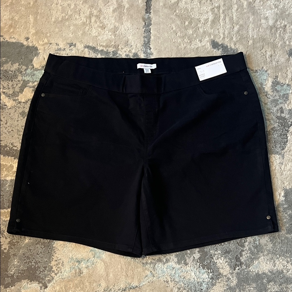 Liz Claiborne Women's Classic Black Bermudas